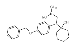 1-[1-(4-苄氧基苯基)-2-(二甲基氨基)乙基]环己醇 结构式