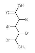 2,3,4,5-四溴己酸 结构式