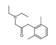 1-(二乙氨基)-3-(2,6-二甲基苯基)丙-2-酮 结构式