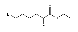 2,6-二溴己酸乙酯 结构式