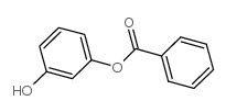 1,3-苯二酚单苯甲酸酯 结构式