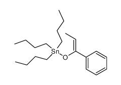 1-苯基-1-(三正丁基锡氧基)-丙烯 结构式