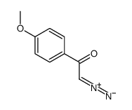 2-重氮-1-(4-甲氧基苯基)乙酮 结构式