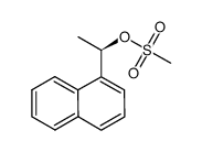 (R)-1-(萘-1-基)乙基甲磺酸酯 结构式