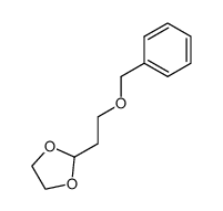 2-(2-苄氧基乙基)-1,3-二氧戊环 结构式