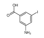 3-氨基-5-碘苯甲酸 结构式