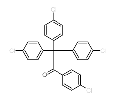 1,2,2,2-四(4-氯苯基)乙酮 结构式