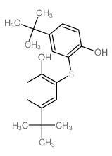 2,2'-硫代双(4-叔丁基苯酚) 结构式