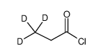 丙酰氯-3,3,3-D3 结构式