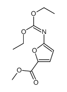 5-[(二乙氧亚甲基)氨基]-2-呋喃甲酸甲酯 结构式