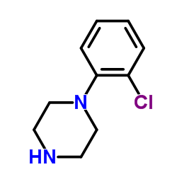 1-(2-氯苯基)哌嗪 结构式