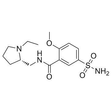 左旋舒必利 结构式