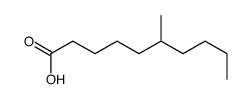 6-methyldecanoic acid 结构式