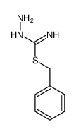 Hydrazinecarboximidothioic acid, phenylmethyl ester 结构式