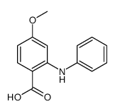 4-甲氧基-2-(苯基氨基)苯甲酸 结构式