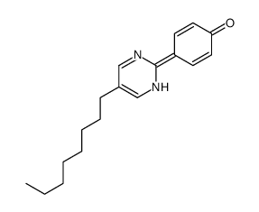 4-(5-辛基嘧啶-2-基)苯酚 结构式