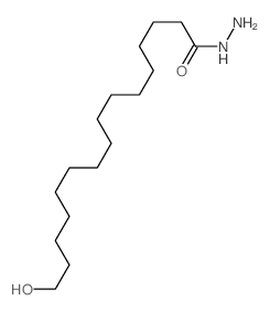 16-羟基十六烷酰肼 结构式
