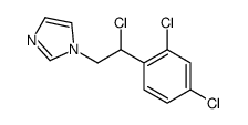 1-(2-氯-2-(2,4-二氯苯基)乙基)-1H-咪唑 结构式