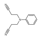 N,N-二氰乙基苯胺 结构式