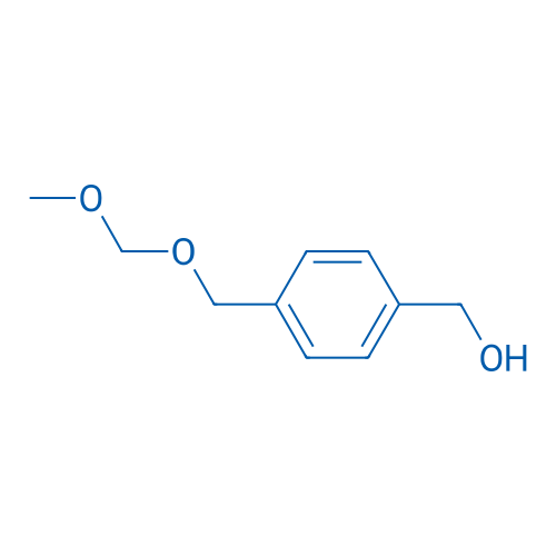 Benzenemethanol, 4-[(methoxymethoxy)methyl]- 结构式
