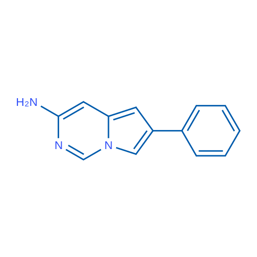 6-苯基吡咯并[1,2-c]嘧啶-3-胺 结构式