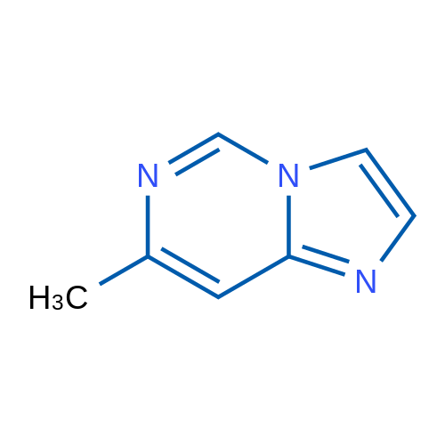 7-甲基咪唑并[1,2-c]嘧啶 结构式