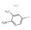 4-氯-2-甲基苯胺盐酸盐 结构式