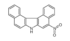 5-硝基-7H-二苯并[c,g]咔唑 结构式