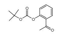 碳酸2-乙酰苯基叔丁酯 结构式