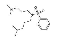 Benzenesulfonamide, N,N-bis[3-(dimethylamino)propyl]- 结构式