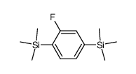 (2-fluoro-4-trimethylsilylphenyl)-trimethylsilane 结构式