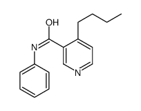 3-Pyridinecarboxamide, 4-butyl-N-phenyl- 结构式