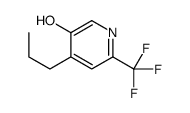 4-丙基-6-三氟甲基吡啶-3-醇 结构式