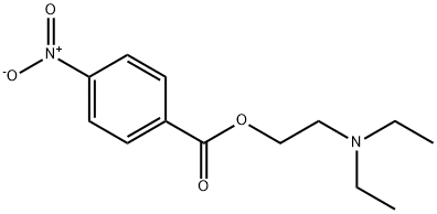 4-硝基苯甲酸2-(二乙氨基)乙酯 结构式