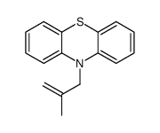 10-(2-甲基烯丙基)-10H-吩噻嗪 结构式