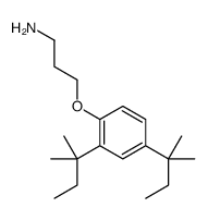 3-(2,4-二叔戊基苯氧基)丙胺 结构式