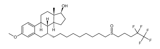 3-O-甲基氟维司群 结构式