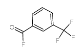 3-(三氟甲基)苯甲酰氟 结构式