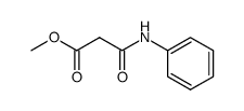 2-(N-苯基氨基甲酰基)乙酸甲酯 结构式