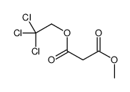 Propanedioic acid, 1-methyl 3-(2,2,2-trichloroethyl) ester 结构式