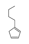 1-丁基-1,3-环戊二烯 结构式
