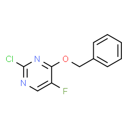4-(苄氧基)-2-氯-5-氟嘧啶 结构式