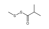 Propane(dithioperoxoic) acid, 2-methyl-, SS-methyl ester 结构式