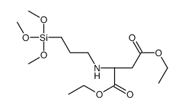 diethyl N-[3-(trimethoxysilyl)propyl]aspartate 结构式