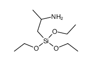 1-(三乙氧基硅基)-2-丙胺 结构式