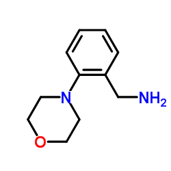 2-吗啉苄胺 结构式