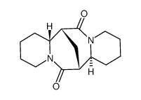 7,14-Methano-6H,13H-dipyrido[1,2-a:1',2'-e][1,5]diazocine-6,13-dione, dodecahydro-, (7R,7aR,14R,14aS)- 结构式