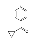 环丙基(吡啶-4-基)甲酮 结构式