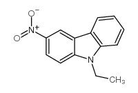 3-硝基-N-乙基咔唑 结构式