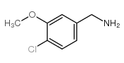 4-氯-3-甲氧基苄胺 结构式